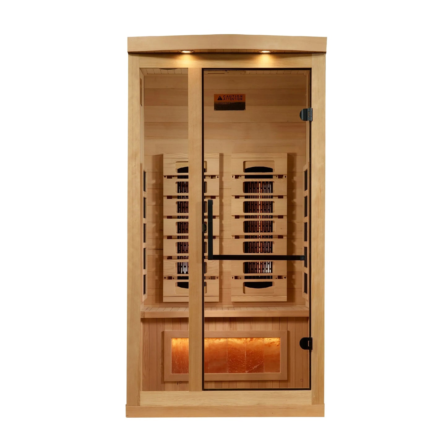SaunellaHome 1-2-Person 2025 Reserve Edition GDI-8010-03 Full Spectrum with Himalayan Salt Bar