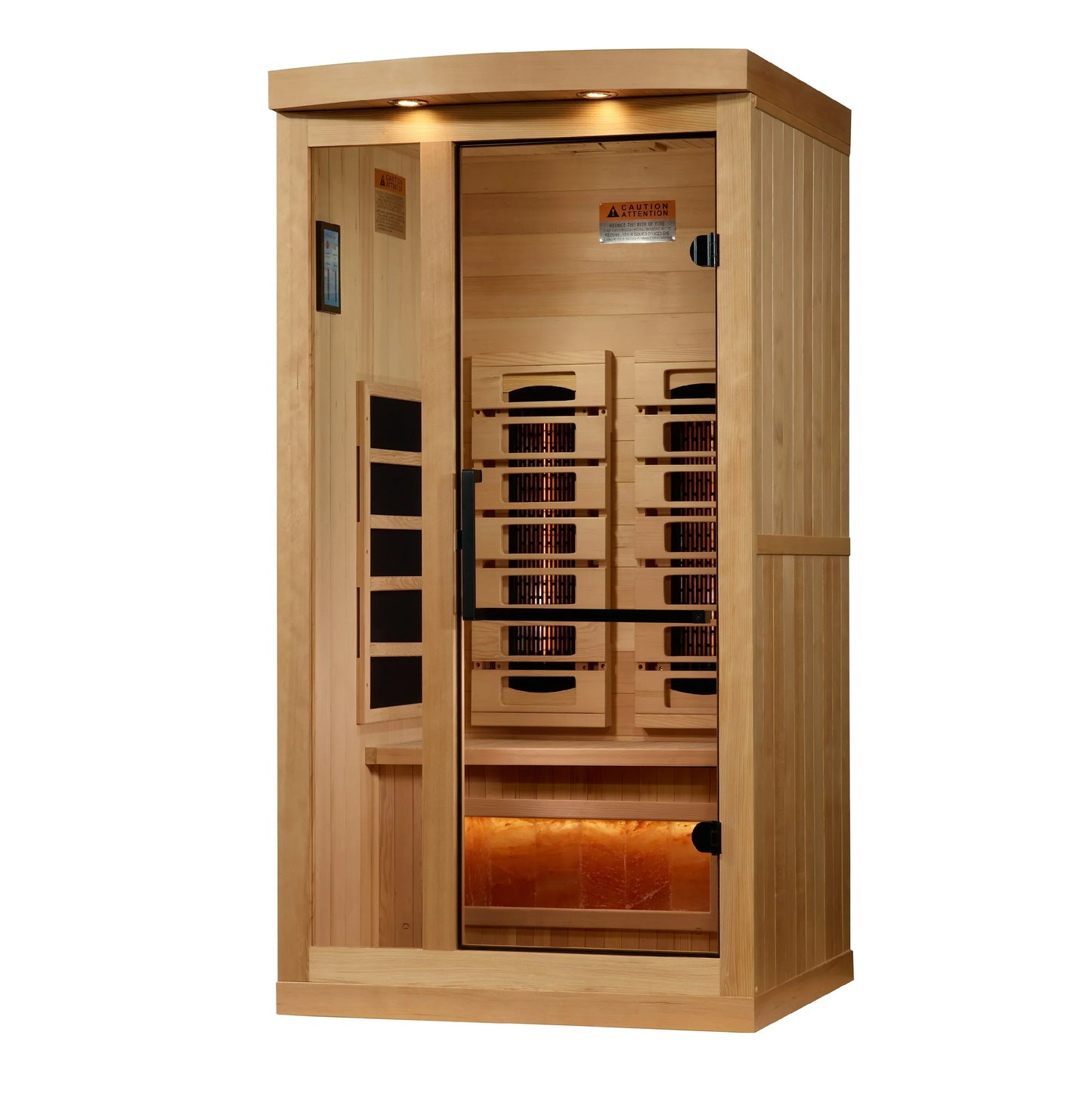 SaunellaHome 1-2-Person 2025 Reserve Edition GDI-8010-03 Full Spectrum with Himalayan Salt Bar