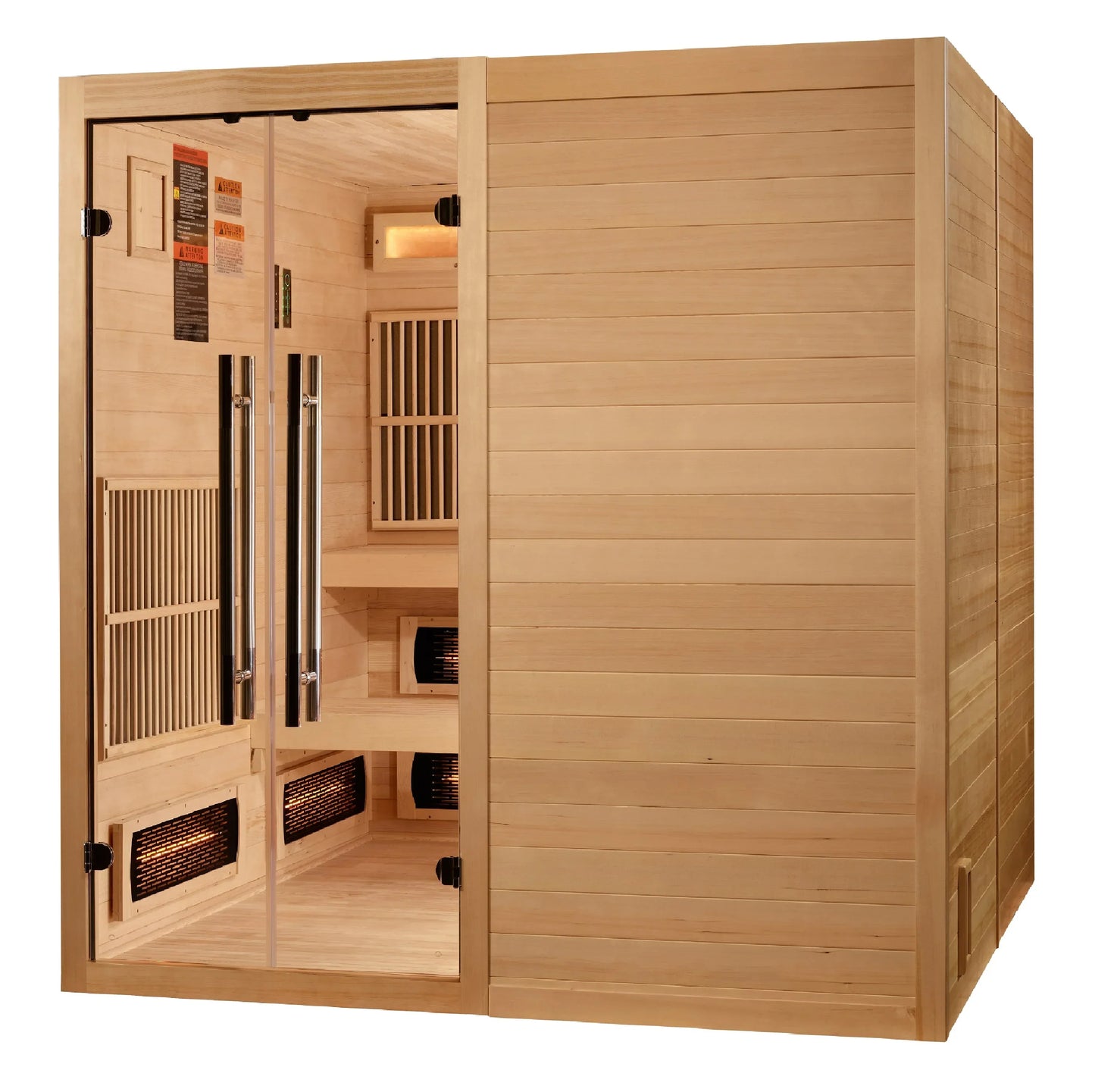 SaunellaHome 2025 Toledo GDI-8360-01 6 Person Hybrid Indoor Sauna.